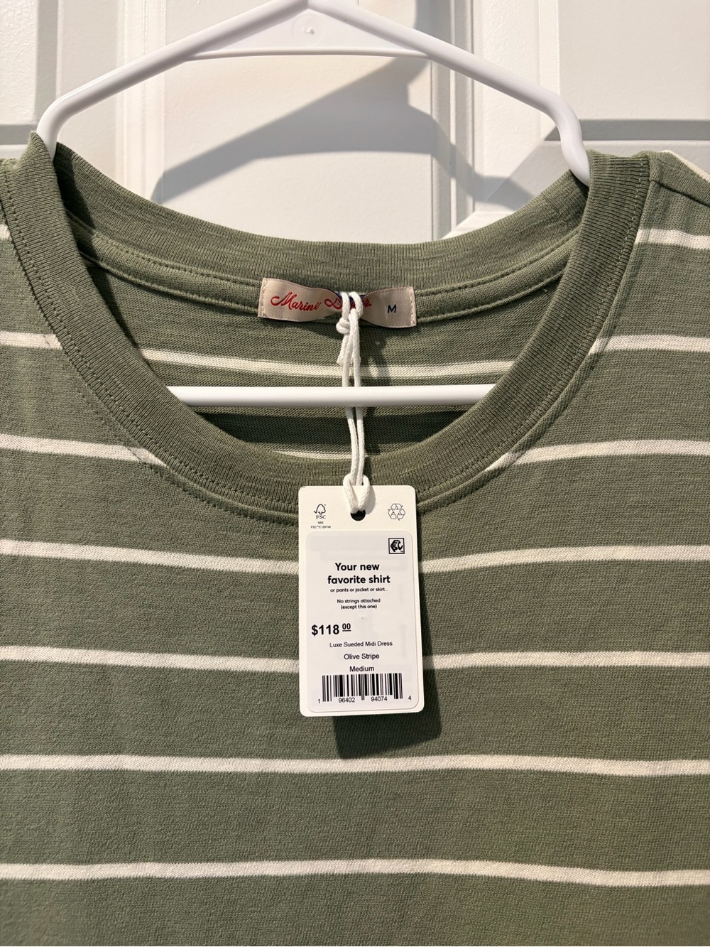 Marine Layer Luxe Sueded Midi Dress - medium - new! - Picture 6 of 7